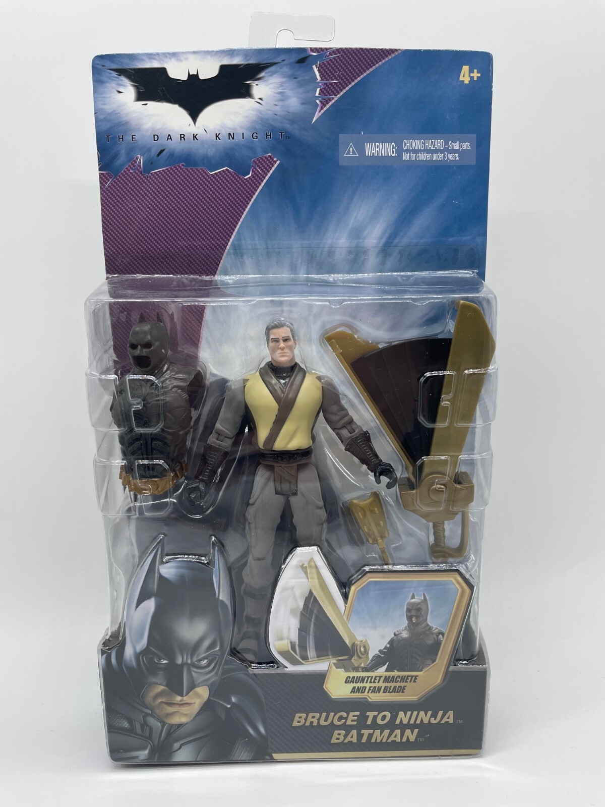 Batman Dark Knight Bruce to Ninja Batman Action Figure Mattel DC Comics New 2008