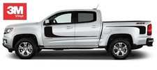 Hockey Stripe 3M Vinyl Sticker Decal Graphic 2015 2016 Chevy Colorado Crew Cab