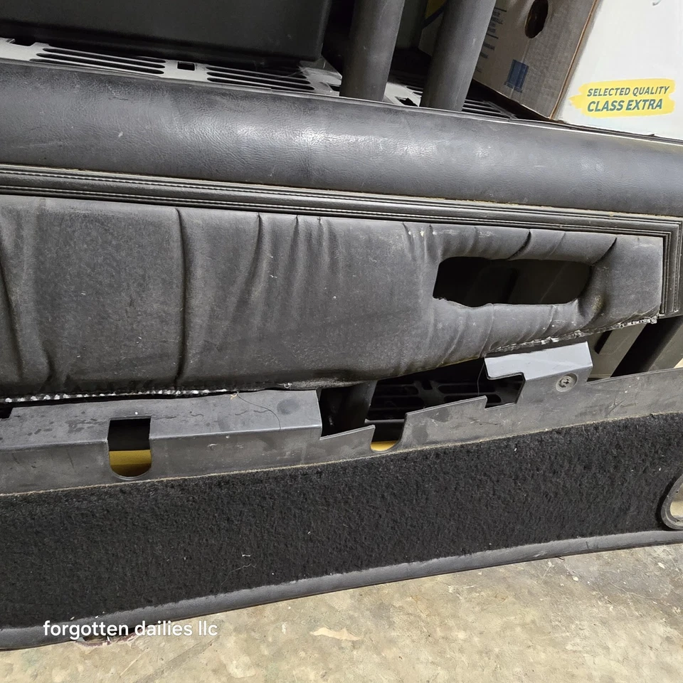 Dodge Daytona Turbo Z Chrysler Laser Black Leather Door Panel - Image 3 of 4