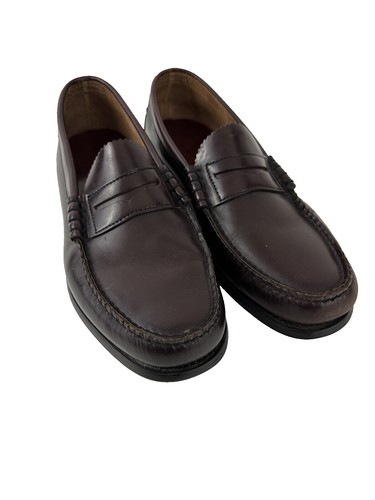 DEXTER Vintage Men 9.5 M Burgundy Leather Kiltie Tassel  display picture 1
