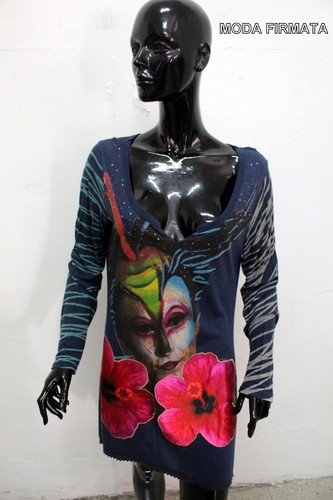 Desigual Robe Femme Taille XL Costume Logo Robe Fourreau Été Floral - Photo 1 sur 11
