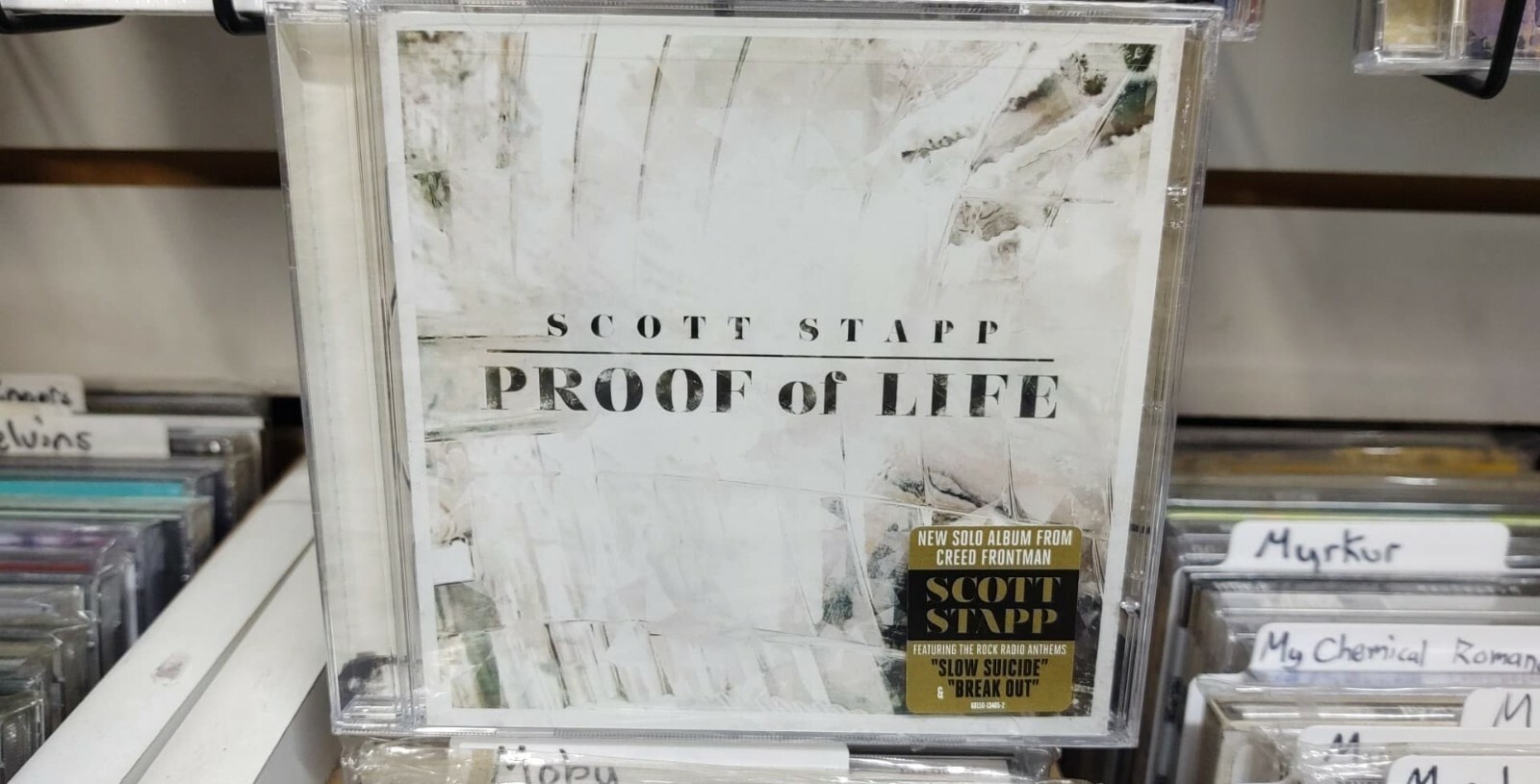 Скотт Стэпп-Proof Of Life CD Hard Rock Creed, очень редкий (Совершенно новый, с заводской печатью)