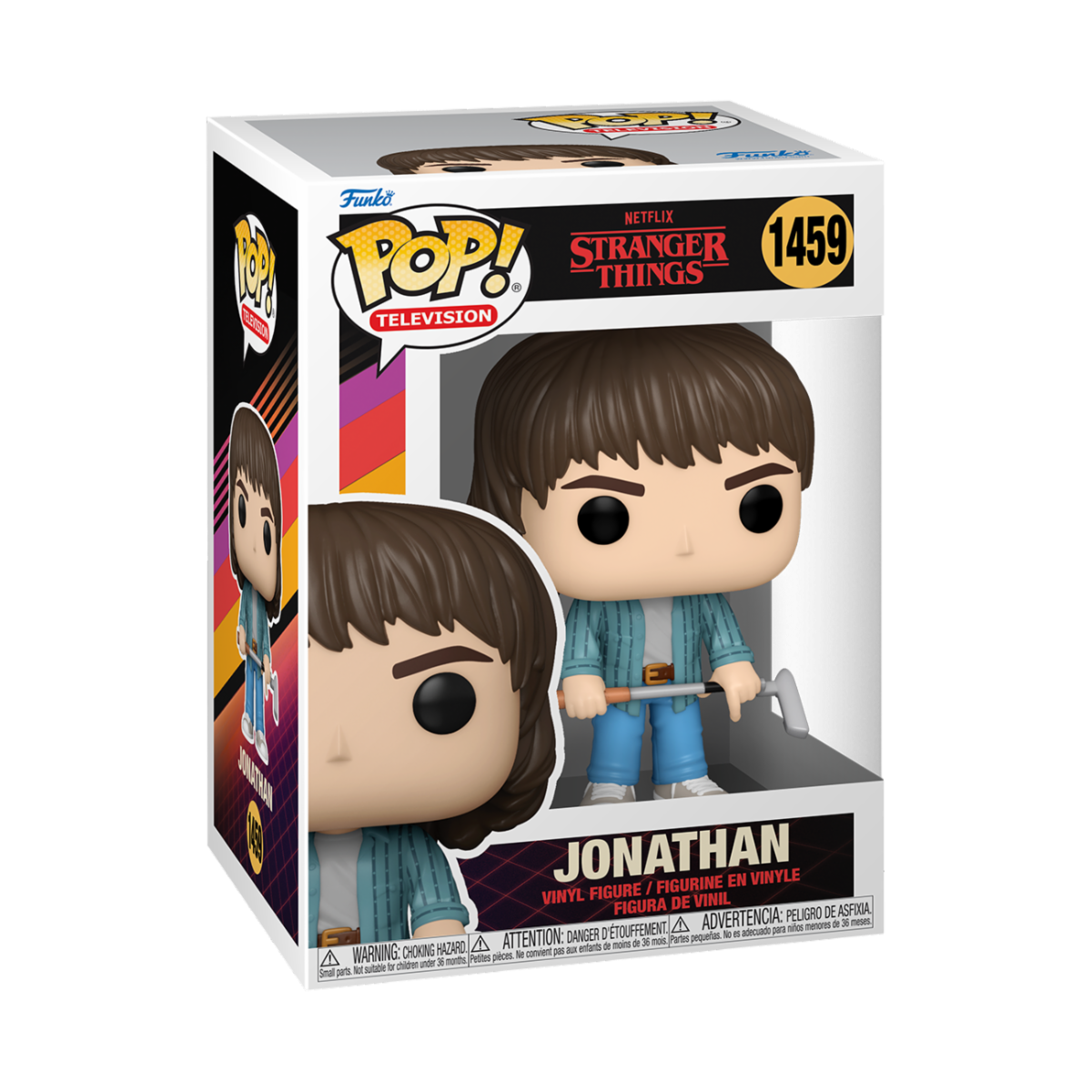 TV POP! Stranger Things Vinyl Figure Jonathan with Golf Club 9 cm