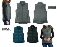 LADIES PACKABLE, INSULATED, QUILTED, FULL ZIP VEST, ZIPPERED POCKETS, XS-4XL