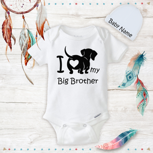 i love my big brother onesie