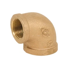 Smith Cooper 36E 1020L 2 inch Lead-Free Brass 125# Threaded 90° Elbow, UL