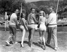 8x10 Print Buster Crabbe Betty Grable Johnny Downs Thrill of a Lifetime #THRL