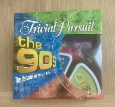 Trivial Pursuit The 90's Edition by Parker 2005 - Quizspiel, einige Artikel versiegelt