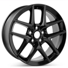 New 18" x 8" Gloss Black Alloy Replacement Wheel Rim 2022-2025 for Honda Civic