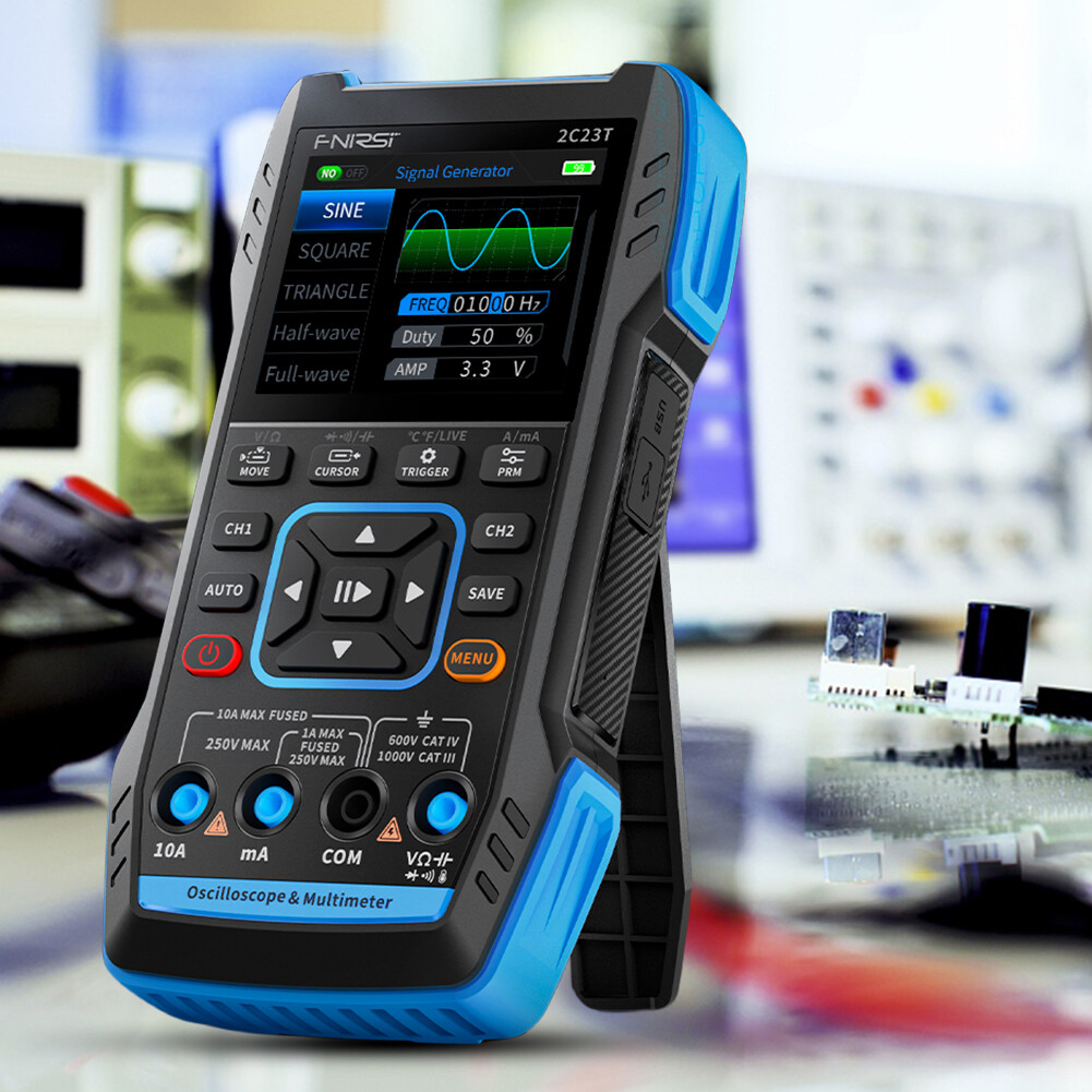FNIRSI DST-210 und DST-201 3IN1 Digitalmultimeter Oszilloskop Signalquelle 19999 Zählungen 10 MHz/1 MHz Tragbares Elektrikerwerkzeug 1420 FNIRSI DST-210 und DST-201 3IN1 Digitalmultimeter Oszilloskop Signalquelle 19999 Zählungen 10 MHz/1 MHz Tragbares Elektrikerwerkzeug 1420