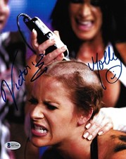 Molly Holly & Victoria Signed 8x10 Photo BAS COA WWE Wrestlemania 20 XX Picture