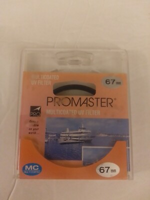 ProMaster 67mm Multicoated UV Haze Camera Filter Made In The Philippines  