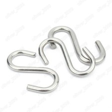 304 Stainless Steel S Hooks M2 M3 M4 M5 M6 M8 M10