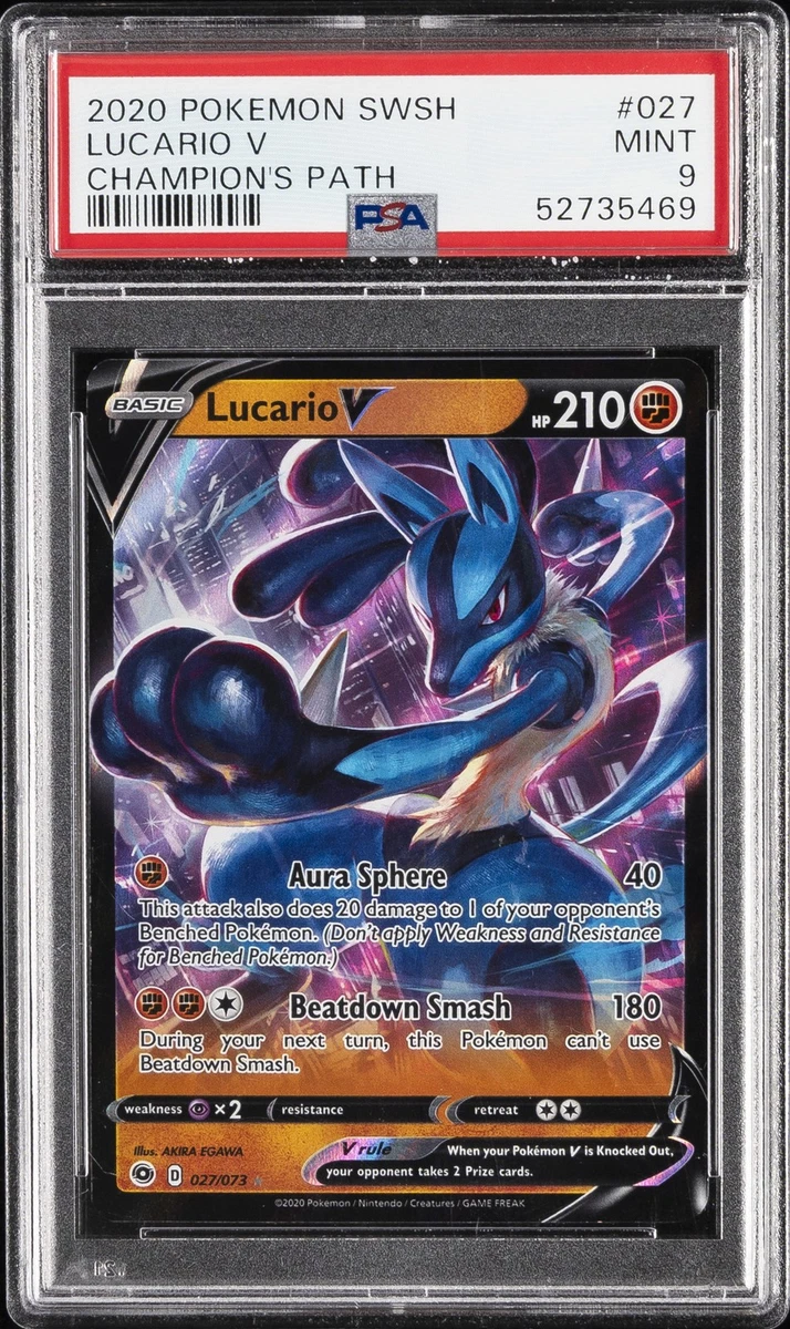 Lucario V Pokémon TCG Cards for sale | eBay