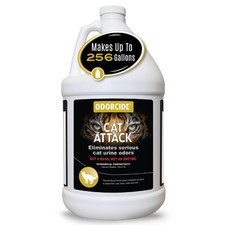Odorcide Cat Attack Concentrate - Cat Urine Remover for Carpet  Upholstery - Li