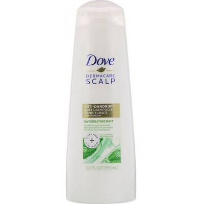 Dove Dermacare Anti-Dandruff 2 in 1 ShampooConditioner Invigorating Mint 12 oz