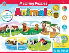 MasterPieces - Animals - Educational Matching Jigsaw Puzzles