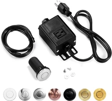 Garbage Disposal Air Switch Kit, Sink Top Waste Disposer On/Off Circuit Close wi