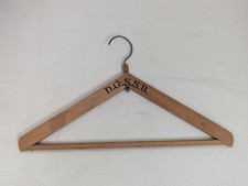 Vintage MCM Mid Century Modern Wooden Clothes Hanger  D.G.S.S.B Argentina