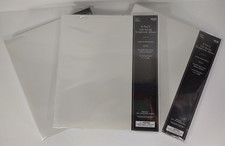 NEW lot of 3 Paper Studio white 8.5" x 11" postbound Scrapbook Albums