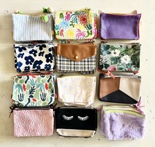 IPSY Glam Bag Makeup Cosmetic Pouch HUGE Lot Of 60 - 5 Of Each Type Bags Only