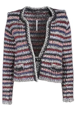 ISABEL MARANT MULTI WOOL JACKET FR 36 UK 8
