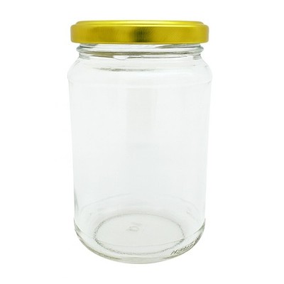 Bramley & Sage 1lb 375ml Runde Gläser mit Golddeckel - Menge wählbar