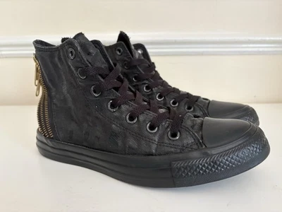 Baskets Converse Chuck Taylor All Star Tri Zip noir or femme taille 6 - Photo 1/4