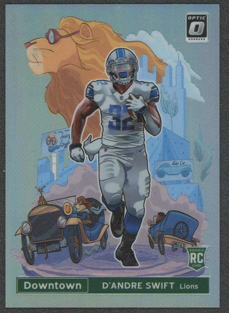 2020 Panini Donruss Optic D'Andre Swift Downtown Rookie #DT-39