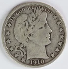 VG/F 1910 S Barber Half Dollar