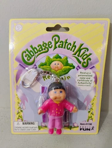 NEW Vintage 2004 Cabbage Patch Kids CPK Mini Doll Keychain