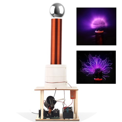 #ad Tesla Coil DIY Kit PEMENOL Touchable Plasma Ball Spark Gap Arc Generator $72.98