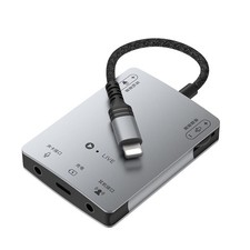 USB Type-C Live Soundkarte Lautsprecher Audio Interface Adapter für Kopfhör6994
