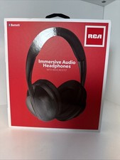 RCA Immersive Audio Headphones with Bass Boost Black NEW