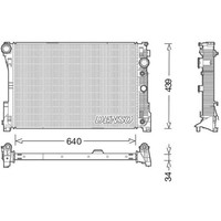 Denso WasserküHler MotorküHler FüR Mercedes-Benz C-Klasse T-Model S204