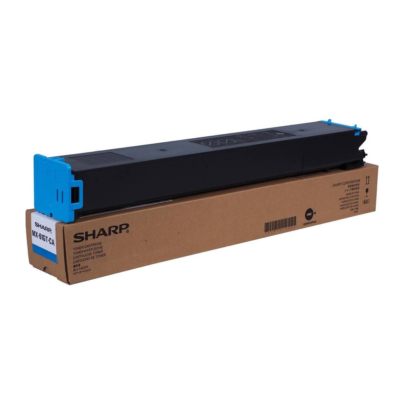 Original Sharp MX-61GTCA Cyan Toner Cartridge