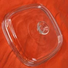 Vintage Pyrex A-12-C Square Glass Replacement Lid for Corning Ware 10" Dish