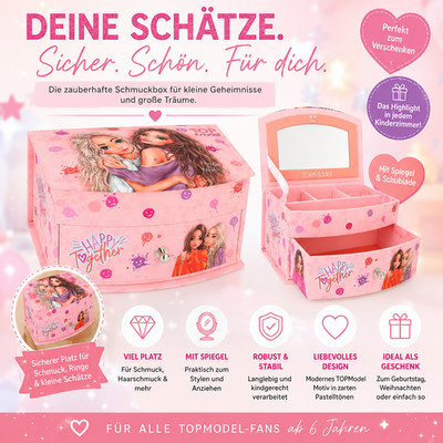 DEPESCHE TOPModel Schmuckkästchen klein Happy Together, Geschenk Neu