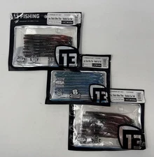 * 13 FISHING * PREMIUM SOFT BAIT ' LOT OF 3 ' JOY STICK ULTRA THIN - 2 COLORS