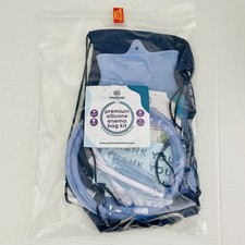 Silicone Enema Bag Kit 2 Quart Reusable with 6.75ft Hose 7 Tips Detox