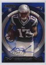 2013 Topps Strata Sapphire Auto 47/75 Aaron Dobson #92 Auto 4f5