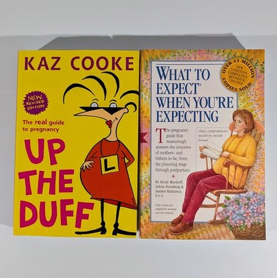Up The Duff / What to Expect when you're expecting - Pregancy Maternity Books