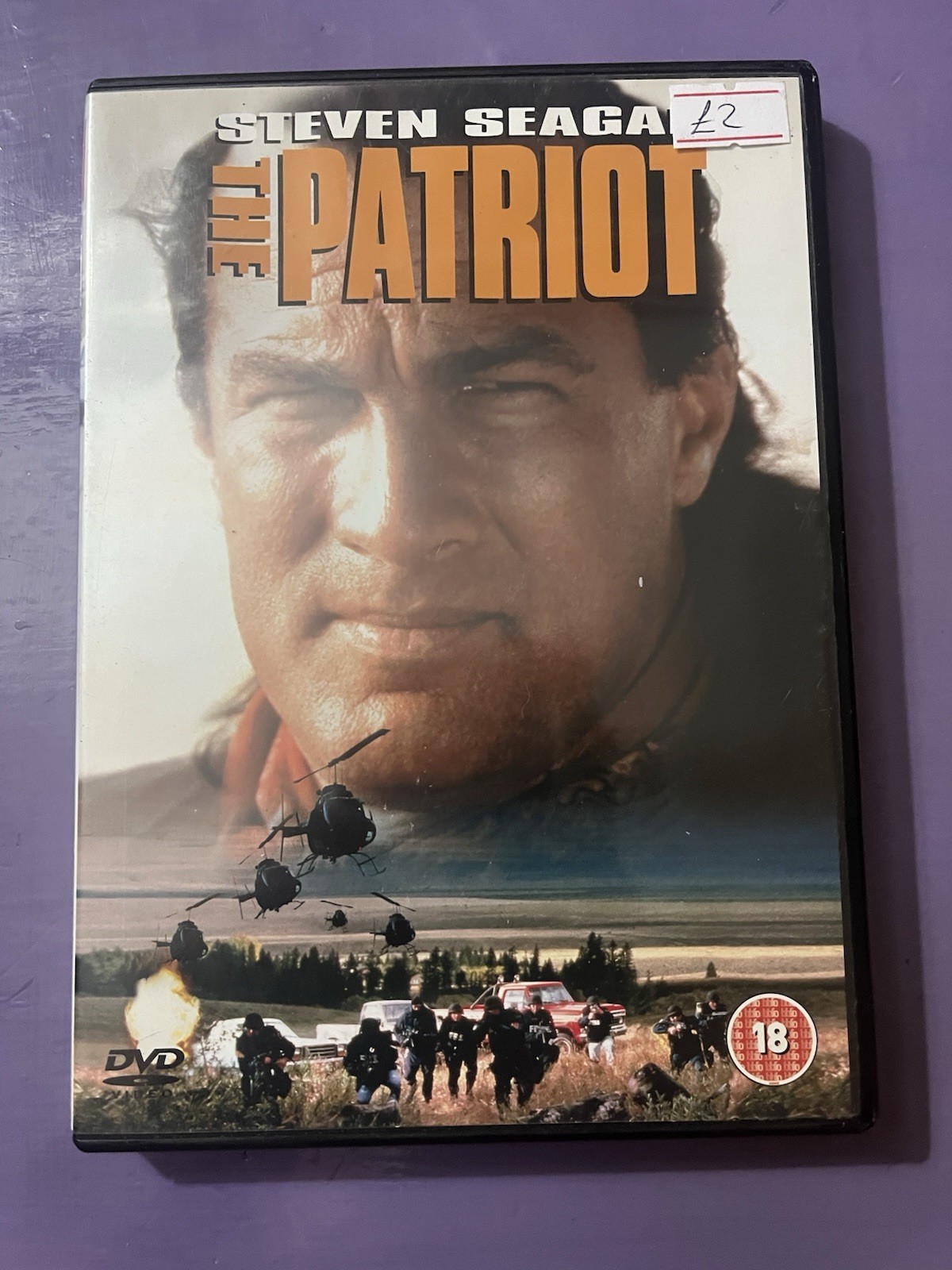 The Patriot DVD Video Movie 2004 Region 2 PAL UK Steven Seagal Film English 18