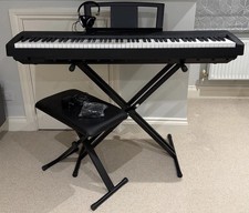 NEW Yamaha Digital Piano P-35 with music stand, Chase Headphones, Bench & Stool
