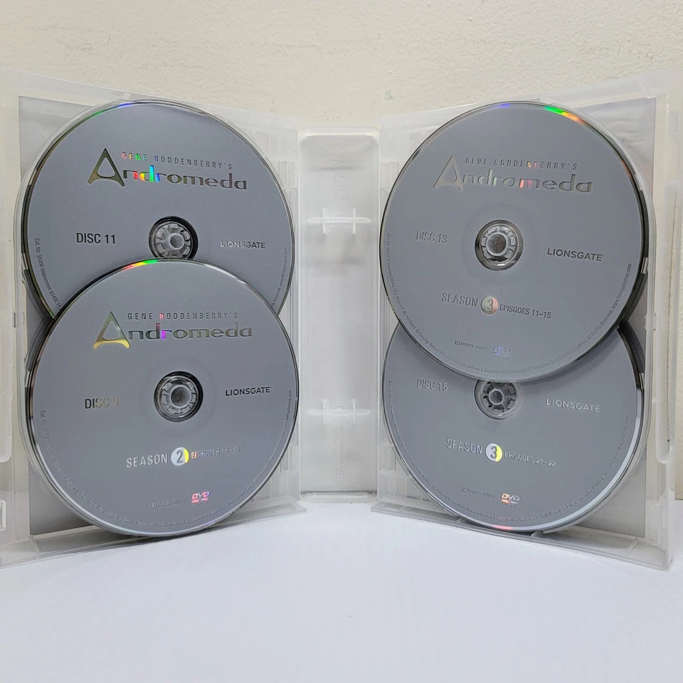 Andromeda - The Complete Series Collection (24-DVD Set, 2019) Gene Roddenberry - Image 2 of 4