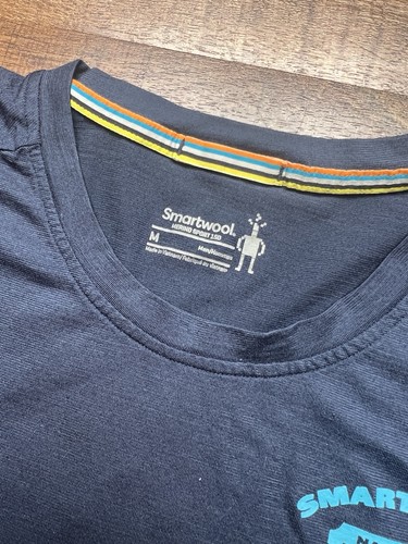 T-shirt Smartwool uomo disposizioni naturali grafica manica corta blu navy media 16674-092 - Foto 5 di 8