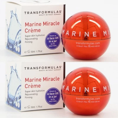 Transformulas Marine Miracle Creme 2x 50ml RED JAR Authentisch - Bild 1 von 4