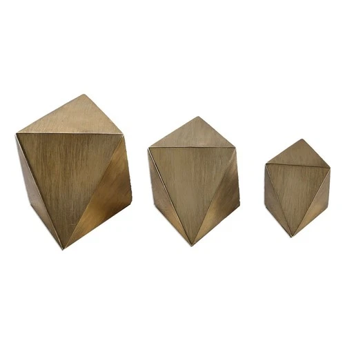 Rhombus - 8.25 inch Table Top Accessory (Set of 3) - 8.25 inches wide by 4.25 - Picture 5 of 6