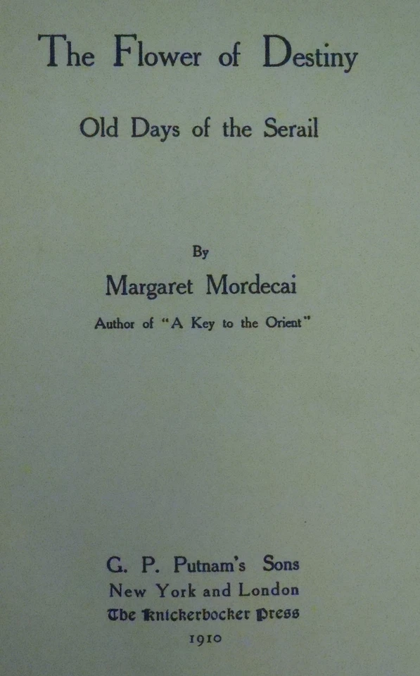 THE FLOWER OF DESTINY by Margeret Mordecai 1910 w/ HEART OF BOSNIA other stories Foto 4 de 4