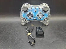 AfterGlow Pro Controller for Nintendo Wii U (PL-8622) Clear Blue LED